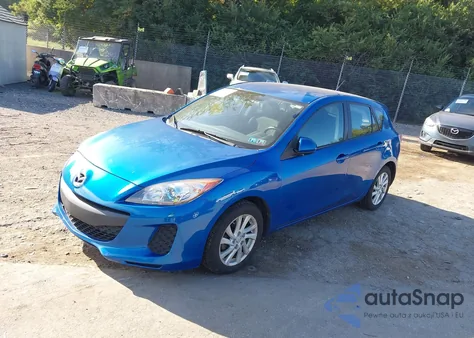 2012 Mazda Mazda3 I Touring из США, поврежденный, VIN JM1BL1L75C1694956